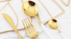 White & Gold Salad Fork rental in Greater Northern Michigan, MI