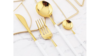 White & Gold Dinner Spoon rental in Greater Northern Michigan, MI