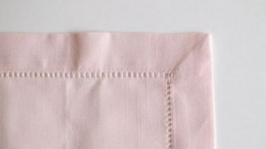 Hemstitch Blush Napkin rental Greater Northern Michigan