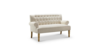 Cream Tufted Loveseat rental in Greater Northern Michigan, MI