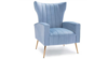 Light Blue Wingback Side Chair rental in Greater Northern Michigan, MI