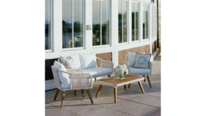 White Outdoor Seating Set rental Greater Northern Michigan