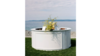 Small White Circle Bar 9ft rental in Greater Northern Michigan, MI