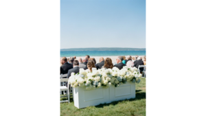 White Wood Flower Box 12"W x 30"L rental Greater Northern Michigan