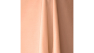Peach 120" Round Tablecloth rental Orlando, FL