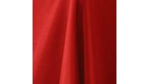 Red 96" Round Tablecloth rental Orlando, FL
