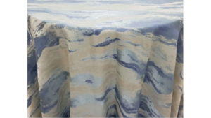 Sky Blue Mesa 132" Round rental Greater Northern Michigan