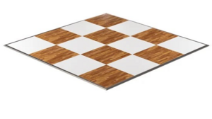 New England Plank & White Dance Floor - 12'x12' rental Orlando, FL