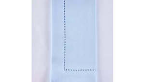 Sky Blue Hemstitch Napkin rental Greater Northern Michigan