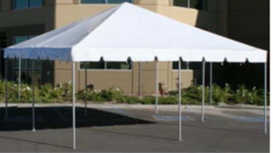 White Tent 20x20 rental Lafayette, IN