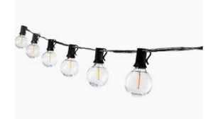 Festoon Lighting Black Cord rental Lafayette, IN