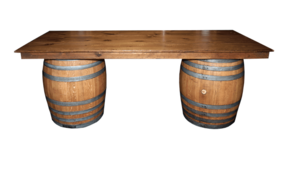 Bar - 8ft Double Wine Barrel Bar - (2 Barrels +... rental San Antonio, TX