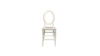 Oval Back Chair White rental in Lafayette, IN