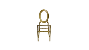 Oval Back Gold Phoenix Chair rental Lafayette, IN