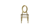 Oval Back Gold Phoenix Chair rental in Lafayette, IN