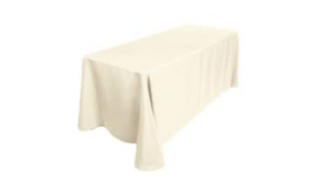 Poly Ivory 90 x 156 rental Lafayette, IN