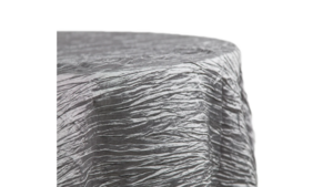 Silver Crinkle Linen 120" rental Lafayette, IN