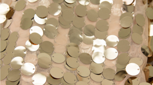 Payette Sequin - Champagne - 96 Rnd rental San Antonio, TX