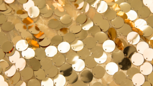 Payette Sequin - Gold - 90x156 rental San Antonio, TX