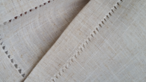 Avena Hemstitch - Natural - 108x132 rental San Antonio, TX