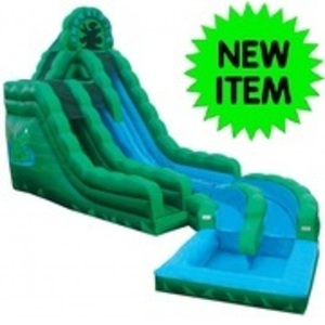 20' Emerald Ice Water Slide with Pool  rental San Antonio, TX