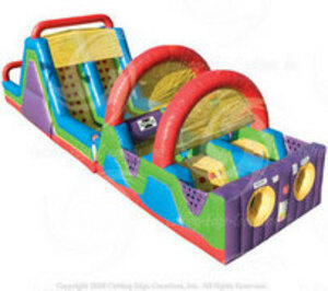 60' Bounce House Obstacle Course  rental San Antonio, TX