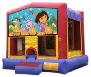 13x13 Bounce House with Dora Panel rental San Antonio, TX