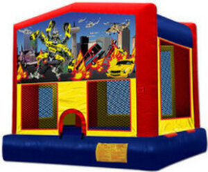 13x13 Bounce House with Robocar Panel rental San Antonio, TX