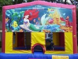 15x15 Little Mermaid Bounce House  rental San Antonio, TX