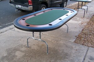 8 Foot Poker Texas hold'em table rental San Antonio, TX