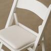 White Padded Folding Chair rental in San Antonio, TX