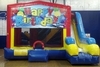 Bounce House Combo with Happy Birthday Panel rental in Houston, TX