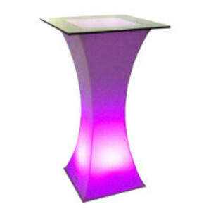 Lighted LED Cocktail Table rental Dallas-Ft. Worth, TX