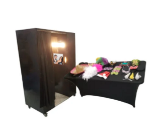 Enclosed Photo Booth rental Dallas-Ft. Worth, TX