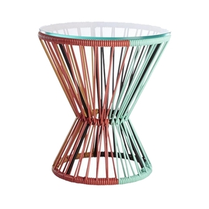 Multicolored PVC Cord Side Table rental Los Angeles, CA
