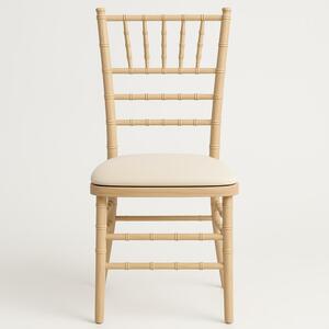 Natural Chiavari Chair with Pad rental Los Angeles, CA