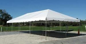 30 x 50 White Frame Tent rental Los Angeles, CA
