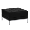 Black Leather Ottoman rental in New Orleans, LA